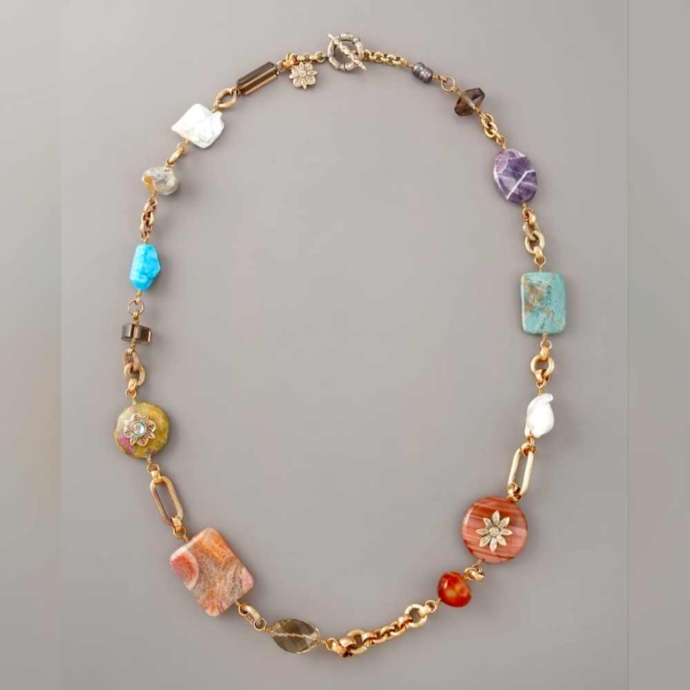 Stephen Dweck Multi-Stone Necklace